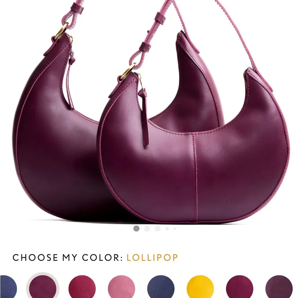 Portland Leather Deep Burgundy (lollipop) Nora Bag - Picture 5 of 12